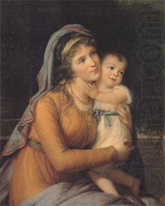 Countess A S Stroganova and Her Son (san 05), VIGEE-LEBRUN, Elisabeth